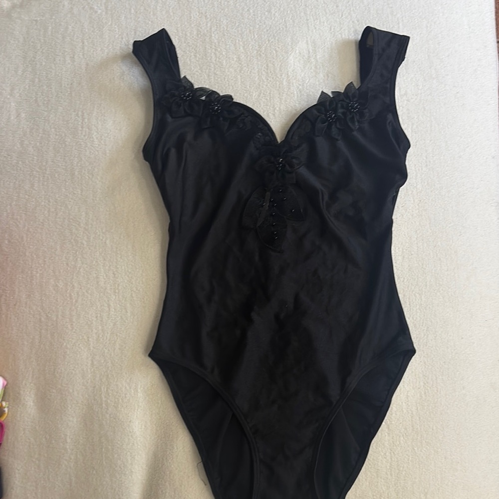 Madeleine Black Floral One Piece Swimsuit